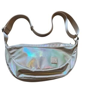 IHKWIP Iridescent Silver Shoulder Bag